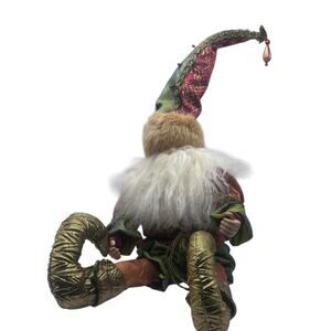 Mark Roberts Posable Fairy 18” Holiday Christmas Red Gold Sitting